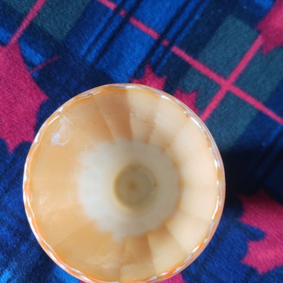 Vintage Fire King Peach Luster Vase - Picture 3 of 6